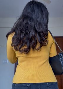 🌻Affordable!!!! Yellow Buttoned Knit Sweater🌻