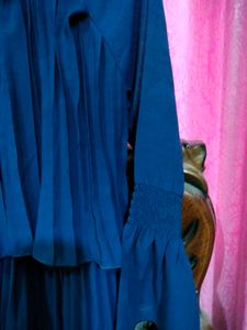 Blue Long Top