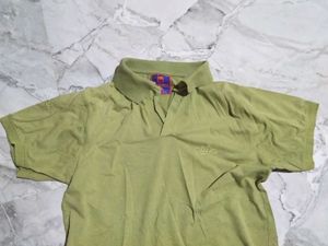 Men T-shirt Pista Green