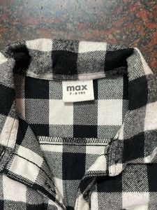 Black And White Girls Frock