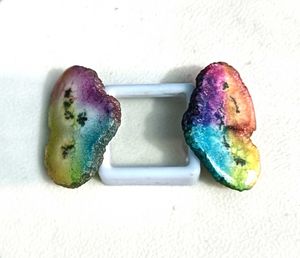 Rare Solar Quartz Pair