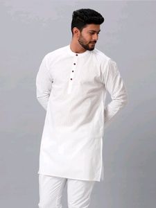Men's White Kurta