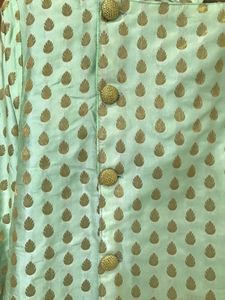 Pastel Green Kurta For Men With Pyjama