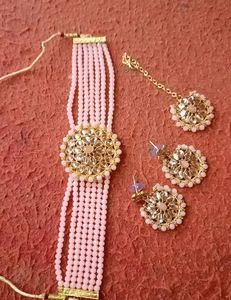 Kundan NECKLACE SET - Alloy Gold Plated Jewel Se
