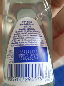 Nivea Deodorant Fresh Natural