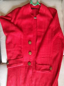 Women Clothes Red Kurta