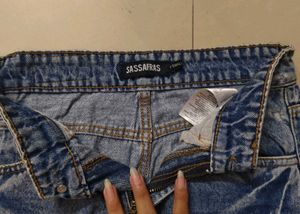 Ripped Wide Leg Jeans