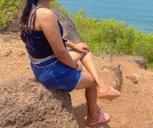 Blue Top Sleeveless