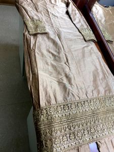 🤍Elegant Ethnic Kurta Set - Beige 🤍 NEW WITH TAG