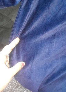 on sale!!! velvet blue dress