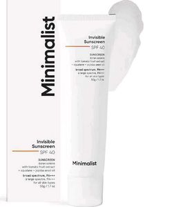 Minimalist Invisible Sunscreen SPF 40