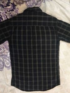 Checked Casual Black Shirt