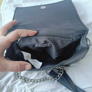 PRIMARK Black Chain Detail Crossbody