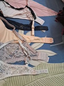 Combo Of  Five  Imported Fabric Bra