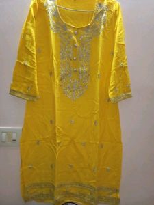 Festive Wear Yellow Sharara Set