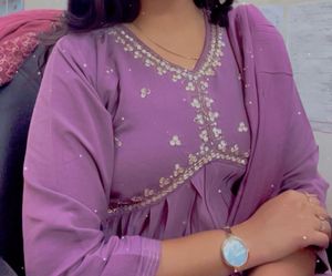 Alia Cut Kurta Set With Dupatta