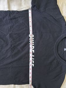 Tinder Black Half Sleeves T Shirt