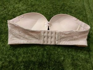 White Strapless Bra