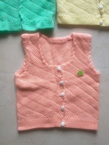Vintage Knit Baby Vests (Set of 3)