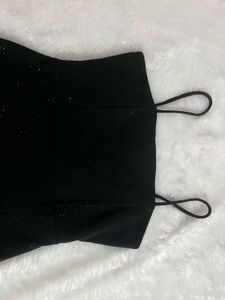 Glitter Black Bodycon Dress