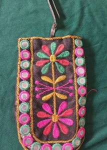 Embroidered Crossbody Bag