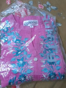 Inddus Embroidered Tunic - Size S