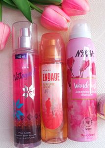 Wottagirl+ Engage+ Nykaa Mists & Deo
