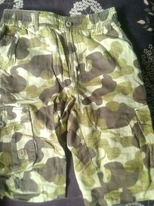 Military pattern shorts
