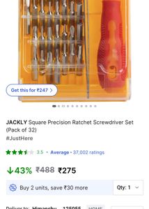 Jackley 32 In 1 Toolkit Unused Professional Set Lo