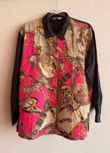 Fancy Baroque Print Shirt