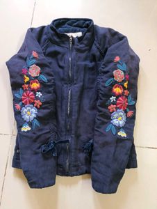 Floral Embroidered Jacket