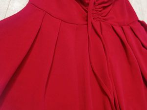 Sleeveless Red Tube Top