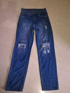 Ripped Blue Jeans