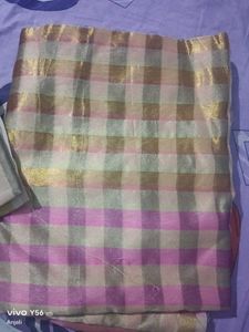 Handloom Saree Fabric - Striped