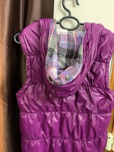 Winter Puffy Jacket Half Sleeve