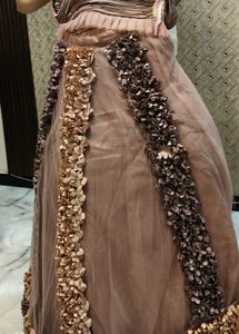 Price Drop😍- Festive Mauve Floral Lehenga Choli