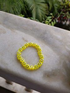 aesthetic handmade preppy Smiley Face Bracelet