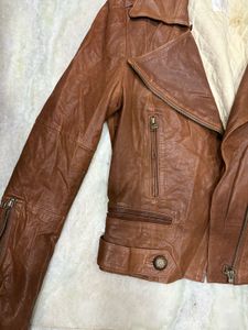 Vintage Brown Real Leather Jacket