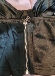 Black Satin Bralette