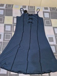 Cute Blue Mini Dress