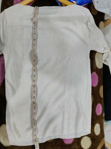 White Wollen Top