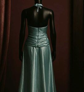 Today Sale🎉🎊Blue Halter Gown