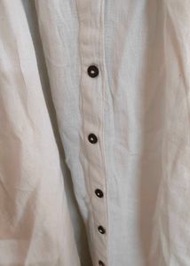Embroidered White Dress