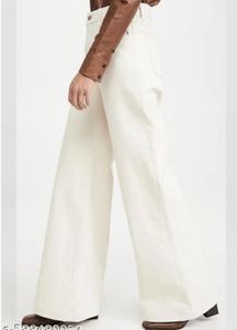Wide Leg White Pants