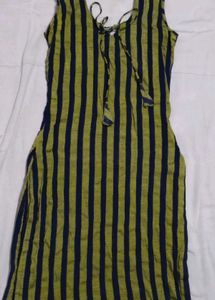 Striped Green Kurta