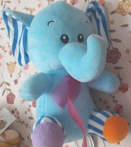 Kids Elephant Toys Set Soft Toy Plushie