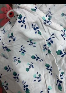 Floral Print Cinched Waist Top