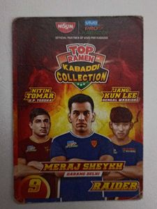 Top Ramen Pro kabaddi League Cards
