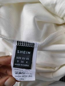 SHEIN Sweetina Women&#39;s  white Valentines Dress