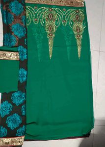New Double Color Saree